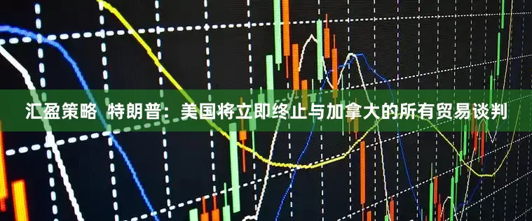 汇盈策略  特朗普：美国将立即终止与加拿大的所有贸易谈判