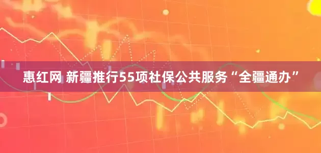 惠红网 新疆推行55项社保公共服务“全疆通办”